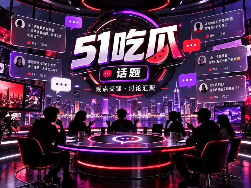 公共观察主题插图